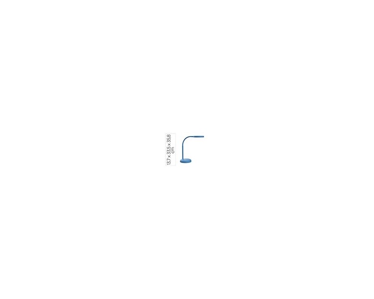 Lampara de escritorio maul led joy color azul 137x335x358 mm