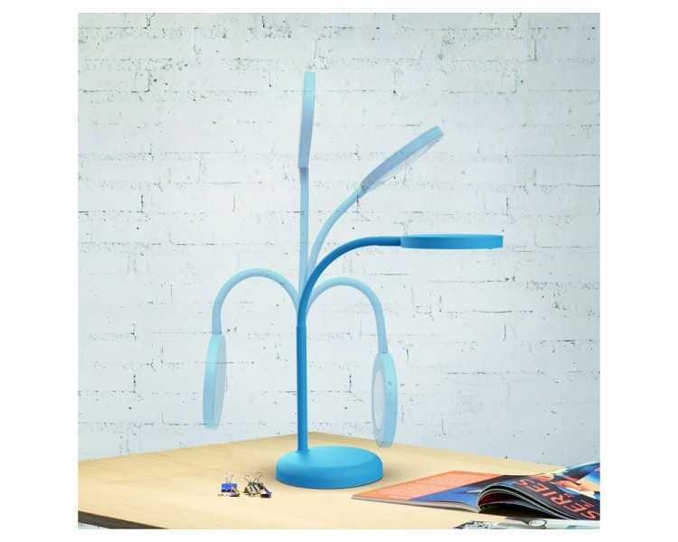 Lampara de escritorio maul led joy color azul 137x335x358 mm