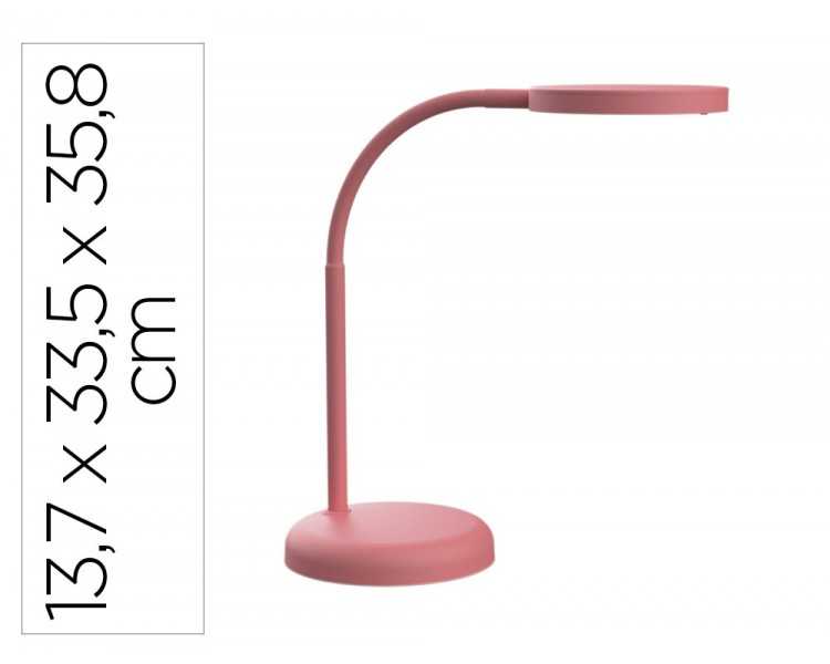 Lampara de escritorio maul led joy color rosa 137x335x358 mm