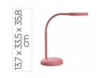 Lampara de escritorio maul led joy color rosa 137x335x358 mm