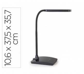 Lampara de escritorio maul led pearly tres niveles intensidad color negro 106x375x357 mm