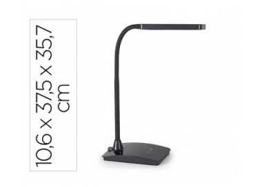 Lampara de escritorio maul led pearly tres niveles intensidad color negro 106x375x357 mm