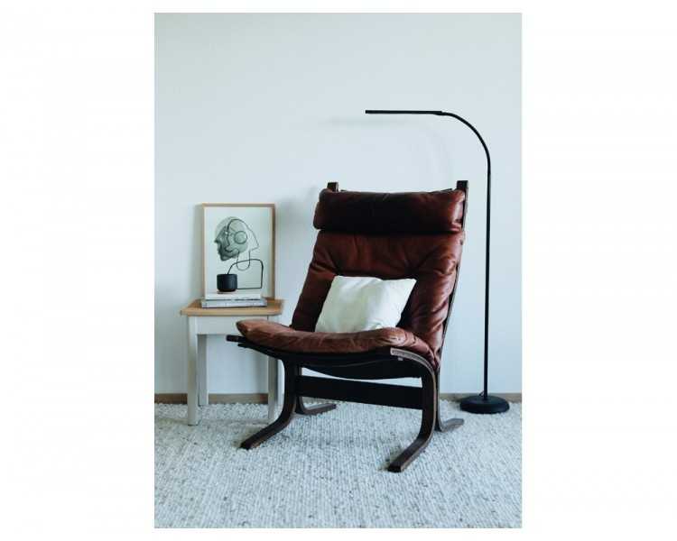Lampara de pie maul led pirro aluminio color negro 1250x265x430 mm