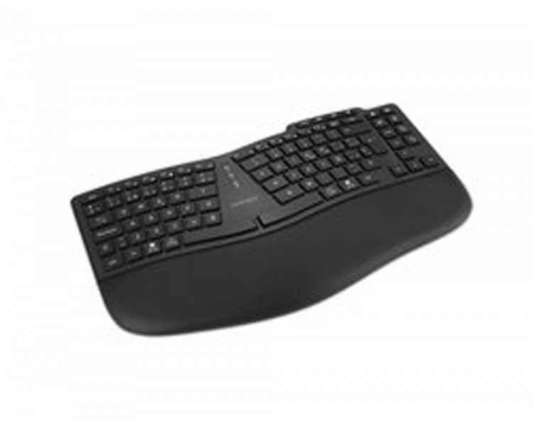 Teclado kensington pro fit ergo kb675 eq tkl ergonomico inalambrico color negro