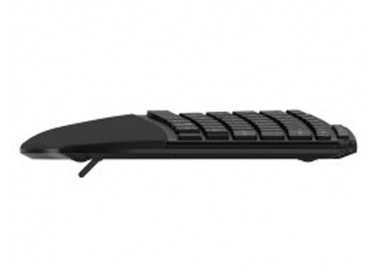 Teclado kensington pro fit ergo kb675 eq tkl ergonomico inalambrico color negro