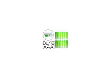 Pila q-connect alcalina aaa blister con 12 unidades