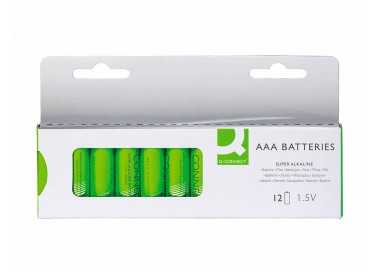 Pila q-connect alcalina aaa blister con 12 unidades