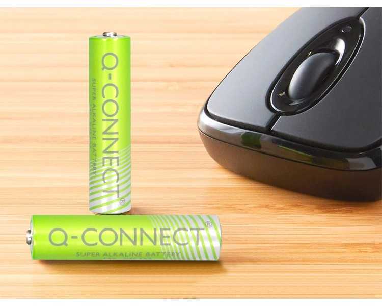 Pila q-connect alcalina aaa blister con 12 unidades