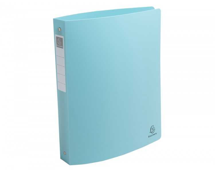 Carpeta de 4 anillas 30 mm exacompta skandi din a4+ polipropileno reciclado colores surtidos