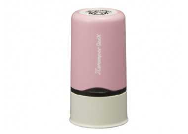 Sello x stamper quix nombre personalizable color rosa 13 mm qn32