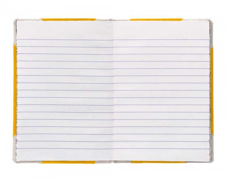 Libro cartone cosido fernandes flecha din a6+ rayado horizontal 50 hojas 100 gr amarillo