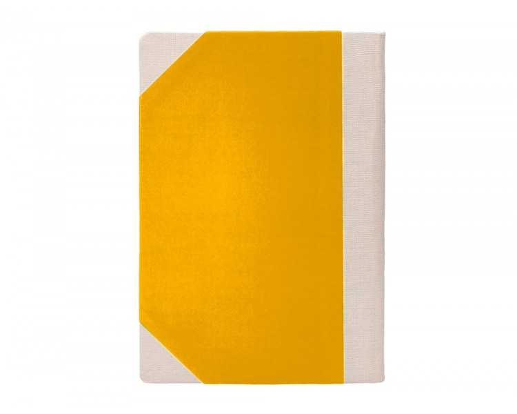 Libro cartone cosido fernandes flecha din a6+ liso 50 hojas 100 gr amarillo