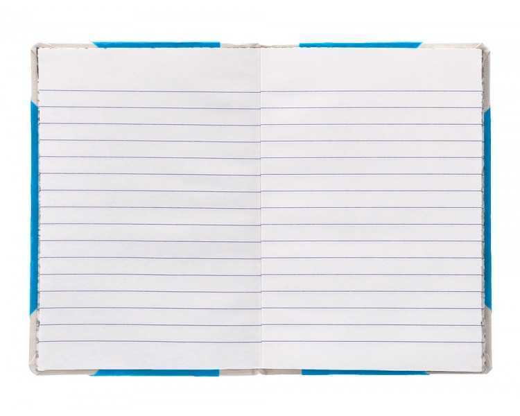Libro cartone cosido fernandes flecha din a5+ rayado horizontal 50 hojas 100 gr azul