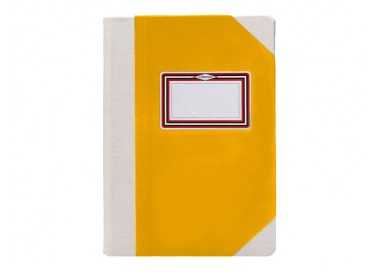 Libro cartone cosido fernandes flecha din a5+ rayado horizontal 50 hojas 100 gr amarillo