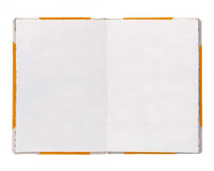 Libro cartone cosido fernandes flecha din a5+ liso 50 hojas 100 gr naranja