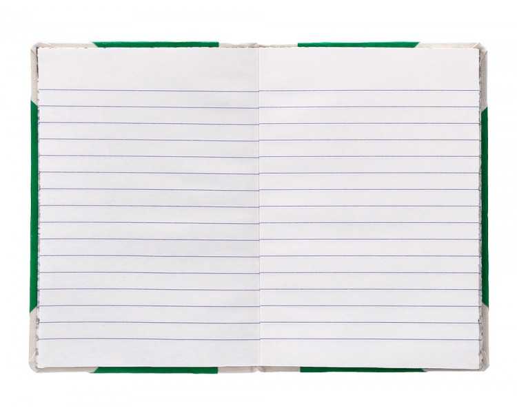 Libro cartone cosido fernandes flecha din a4+ rayado horizontal 50 hojas 100 gr verde