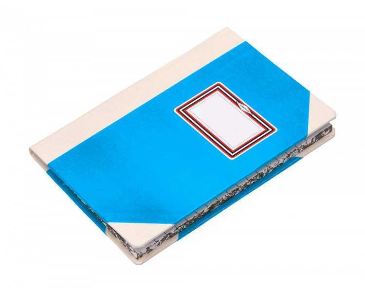 Libro cartone cosido fernandes flecha din a4+ rayado horizontal 50 hojas 100 gr azul