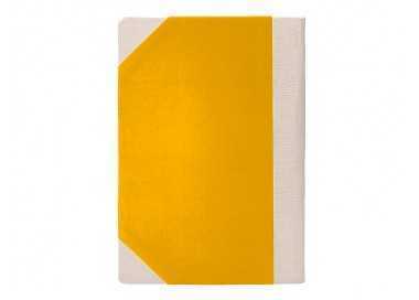 Libro cartone cosido fernandes flecha din a4+ rayado horizontal 50 hojas 100 gr amarillo