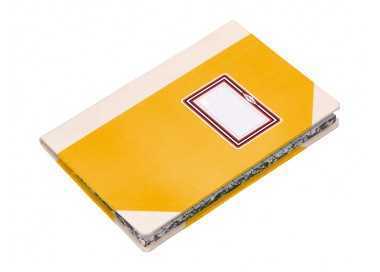 Libro cartone cosido fernandes flecha din a4+ rayado horizontal 50 hojas 100 gr amarillo