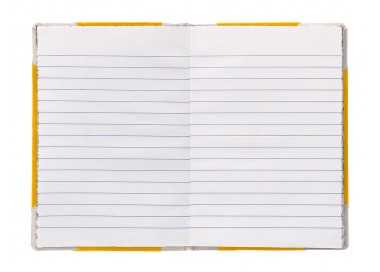 Libro cartone cosido fernandes flecha din a4+ rayado horizontal 50 hojas 100 gr amarillo