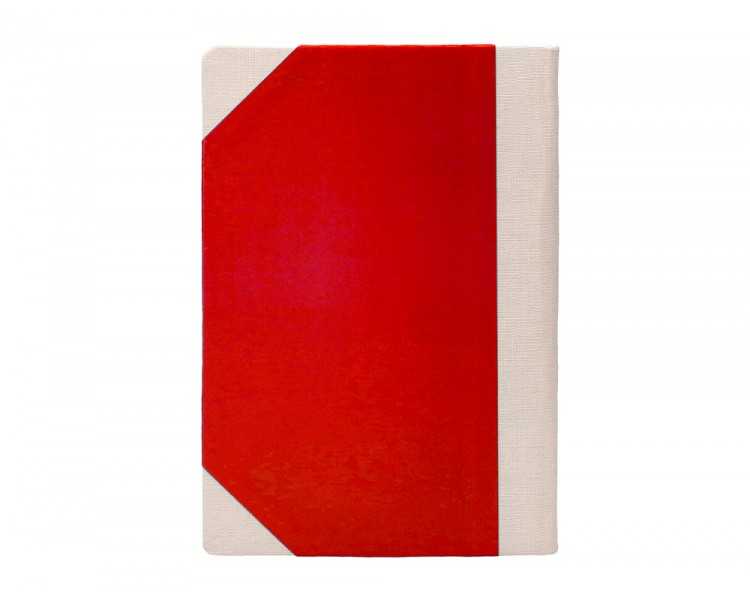 Libro cartone cosido fernandes flecha din a4+ liso 50 hojas 100 gr rojo