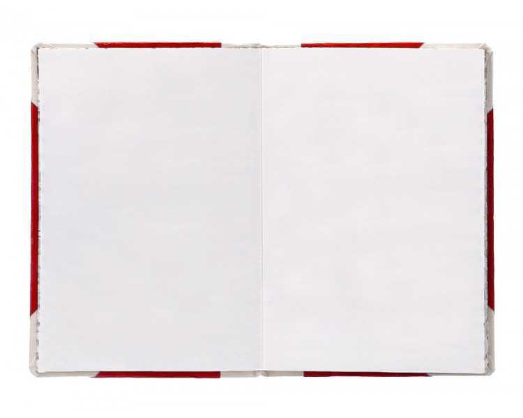 Libro cartone cosido fernandes flecha din a4+ liso 50 hojas 100 gr rojo