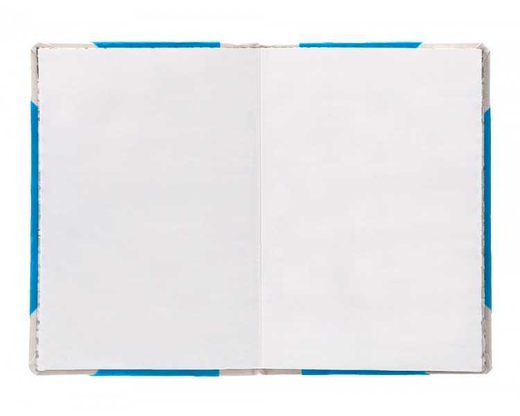Libro cartone cosido fernandes flecha din a4+ liso 50 hojas 100 gr azul