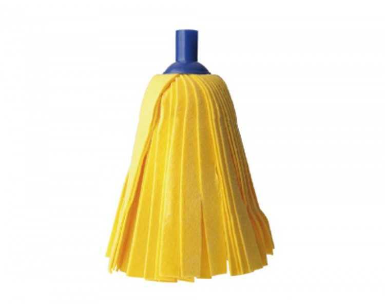 Fregona de tiras amarillas super absorbente uso domestico y profesional