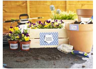 Etiqueta adhesiva avery blanca brillante laser 210x297 mm caja de 40 unidades
