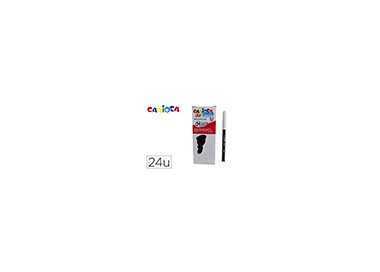 Rotulador carioca joy monocolor negro caja de 24 unidades