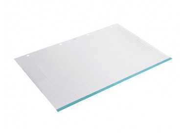 Recambio liderpapel antartik dots a4 100 hojas 90g/m2 rayado puntos 4 taladros bandas de 5 colores