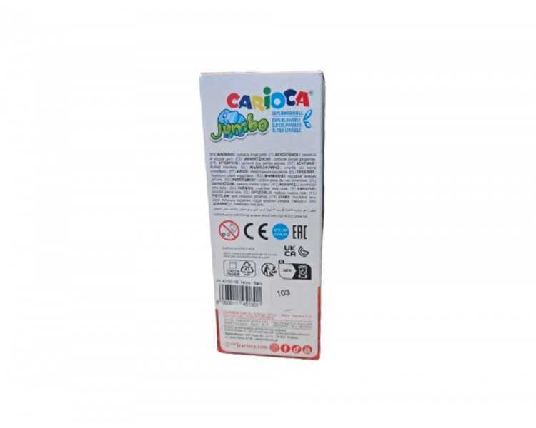 Rotulador carioca jumbo amarillo punta gruesa caja de 12 unidades