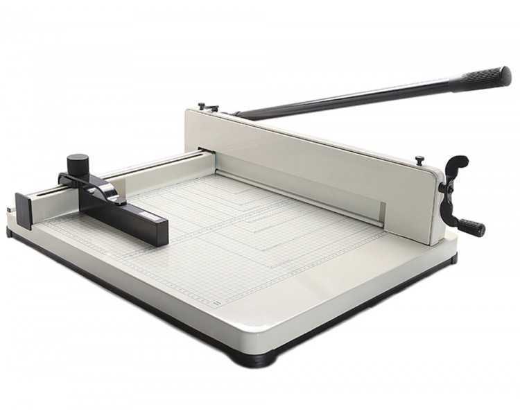 Guillotina q-connect kf14297 manual profesional largo del corte 430 mm capacidad 400 hojas