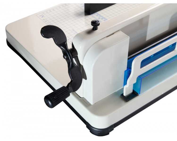 Guillotina q-connect kf14297 manual profesional largo del corte 430 mm capacidad 400 hojas