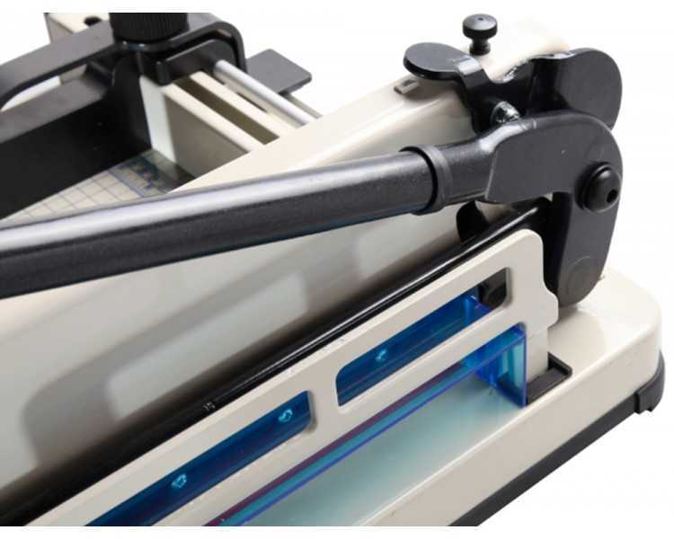 Guillotina q-connect kf14297 manual profesional largo del corte 430 mm capacidad 400 hojas