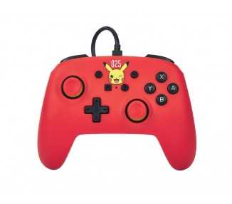 Mando power a con cable para nintendo switch laughing pikachu
