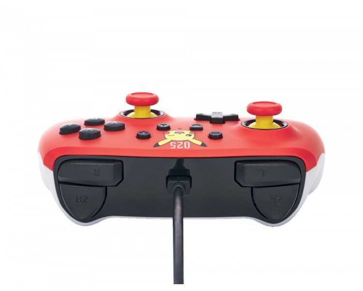 Mando power a con cable para nintendo switch laughing pikachu
