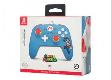 Mando power a con cable para para nintendo switch mario brick breaker