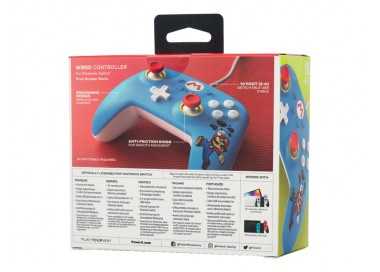 Mando power a con cable para para nintendo switch mario brick breaker