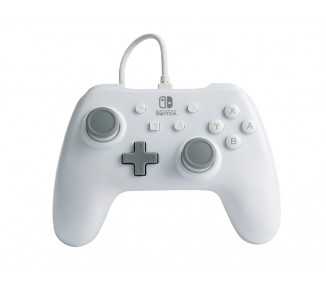 Mando power a con cable para nintendo switch blanco