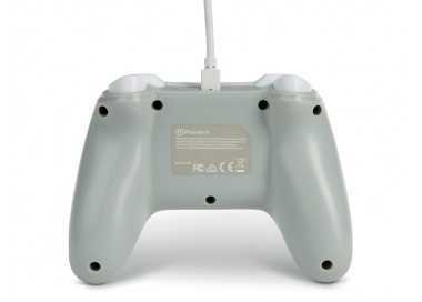 Mando power a con cable para nintendo switch blanco