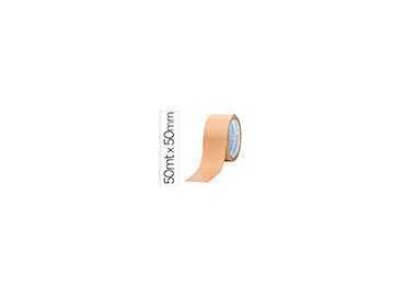 Cinta adhesiva q-connect kraft reforzado 50mt x 50 mm para embalaje Cinta adhesiva q-connect kraft reforzado 50mt x 50 mm para embalaje