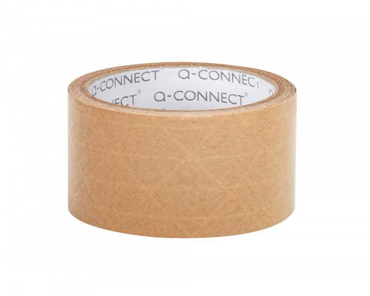 Cinta adhesiva q-connect kraft reforzado 50mt x 50 mm para embalaje