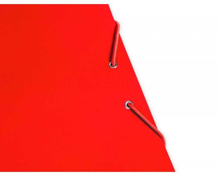 Carpeta liderpapel gomas din a3 3 solapas carton plastificado 800 gr colores surtidos