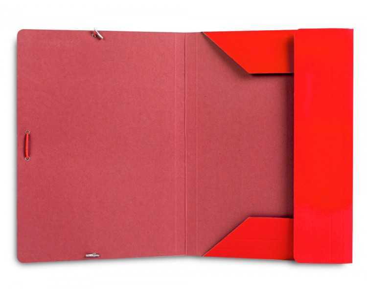 Carpeta liderpapel gomas din a3 3 solapas carton plastificado 800 gr colores surtidos