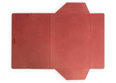 Carpeta liderpapel gomas din a3 3 solapas carton plastificado 800 gr colores surtidos