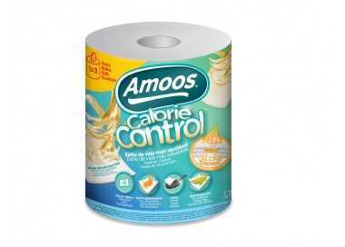 Papel de cocina amoos calorie control 3 capas 58g/m2 109 servicios rollo