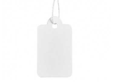 Etiquetas colgantes q-connect 28x43 mm caja de 500 unidades