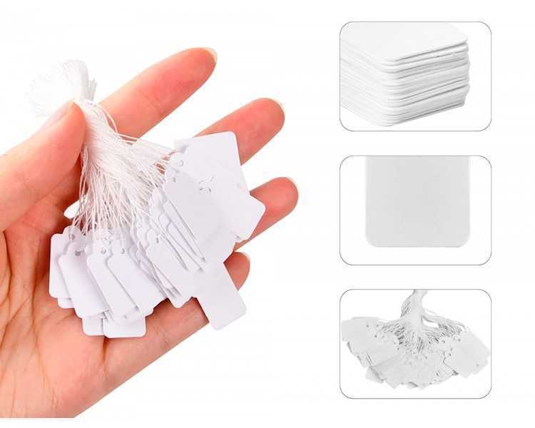 Etiquetas colgantes q-connect 21x35 mm caja de 500 unidades
