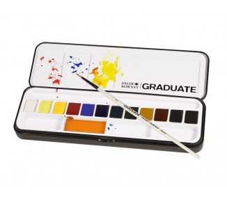 Acuarela daler rowney graduate caja metal de 12 unidades colores surtidos
